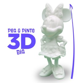Linha Peg&Pinte 3D BIG | Personagem Gigante para Pintar