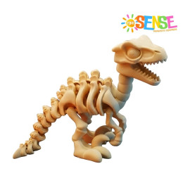 Velociraptor Dinossauro Articulado Esqueleto Sensorial � Flux Sense