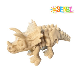 Triceratops Dinossauro Articulado Esqueleto Sensorial � Flux Sense