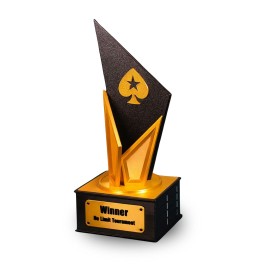 Trof�u para Campeonato de Poker ou Jogos de Baralho